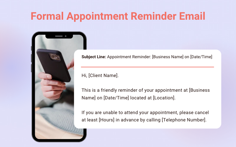 8 Appointment Reminder Template Samples